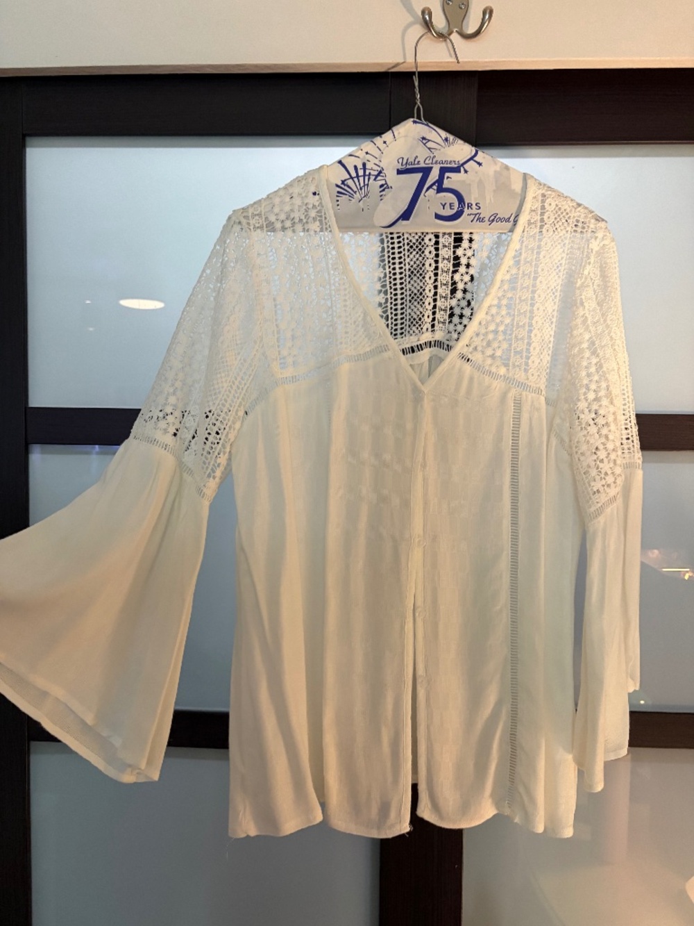 White Boho blouse